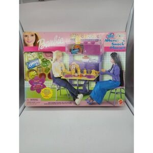 Barbie Dolls 2001 Afternoon Snack Playset - Sealed NEW